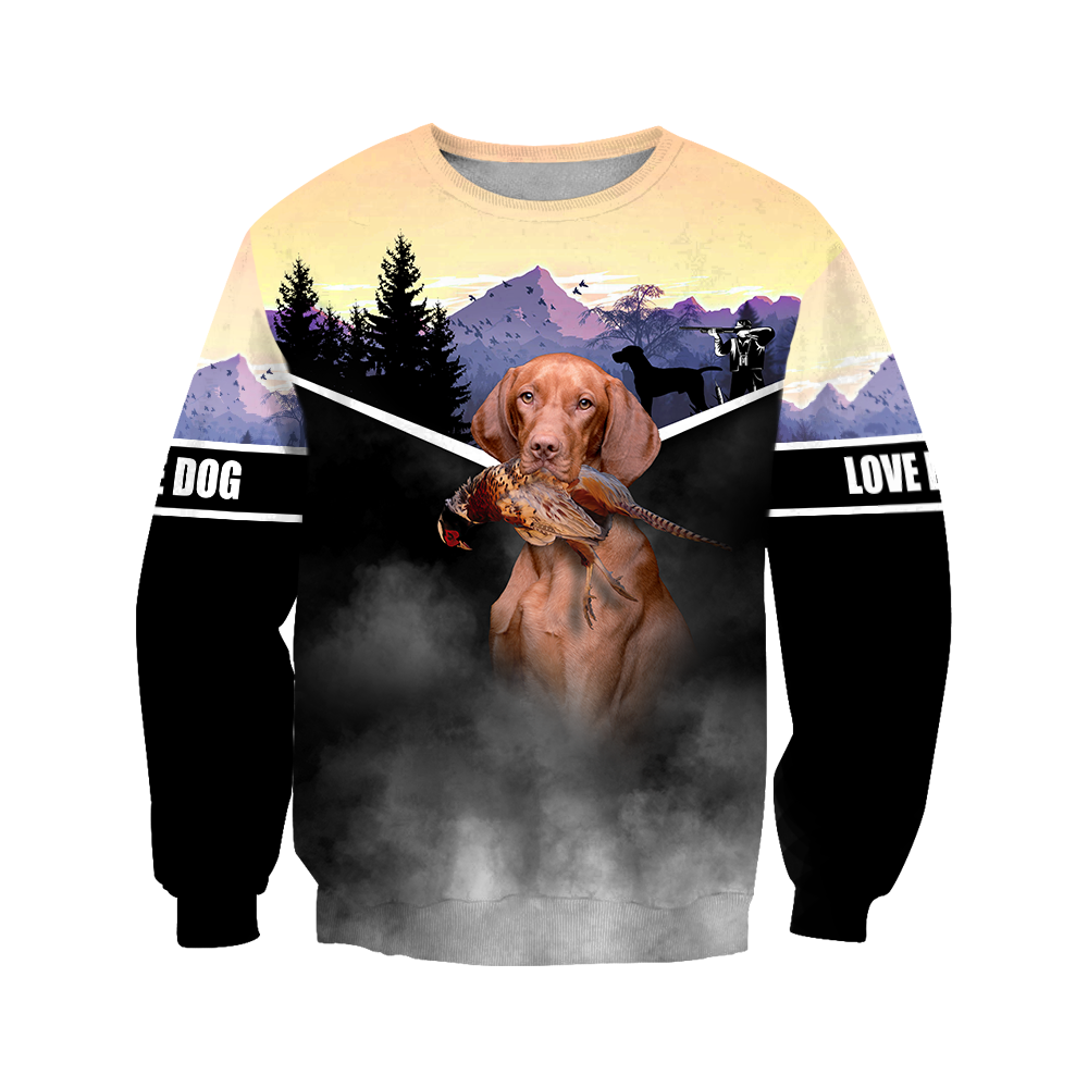 Pheasant Vizsla Hunting 3D All Over Printed Shirts For Men And Women JJ110203 - Amaze Style™-Apparel