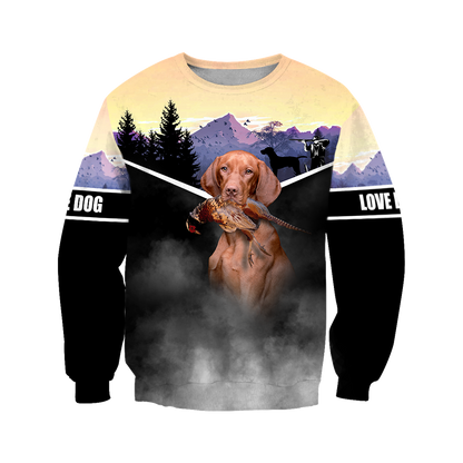 Pheasant Vizsla Hunting 3D All Over Printed Shirts For Men And Women JJ110203 - Amaze Style™-Apparel