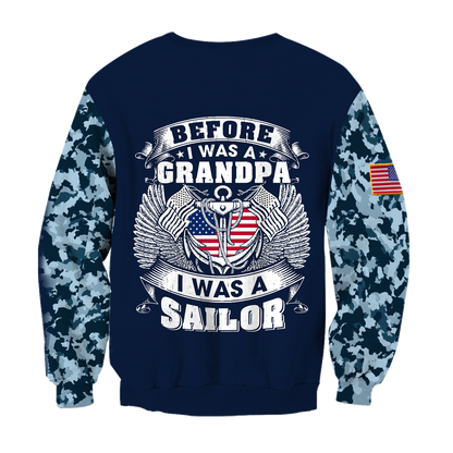 All Over Printed Navy Veteran Hoodie TR2808203-MEI
