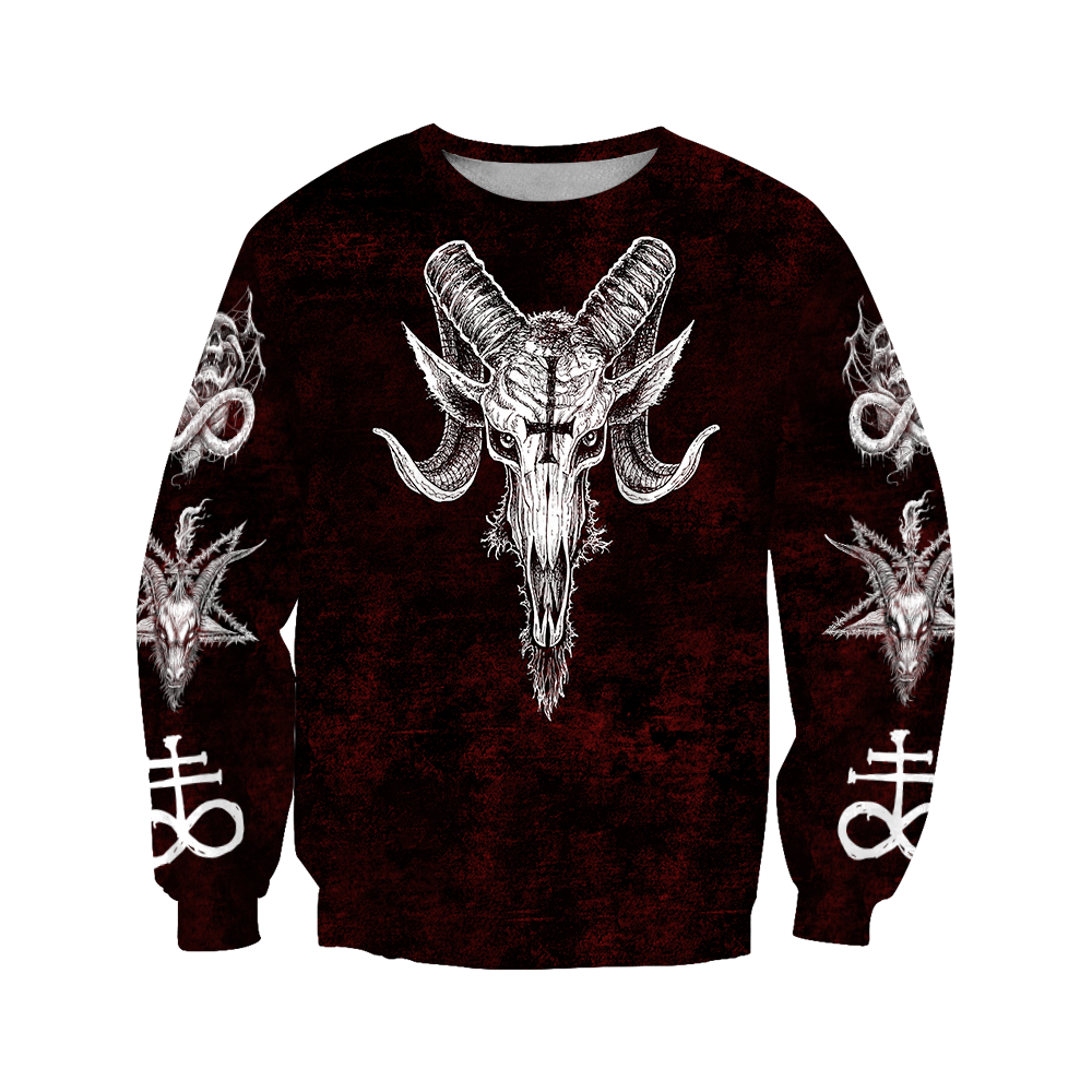 Satanic Tribal 3D All Over Printed Hoodie Shirts For Men And Women MP180305a - Amaze Style™-Apparel