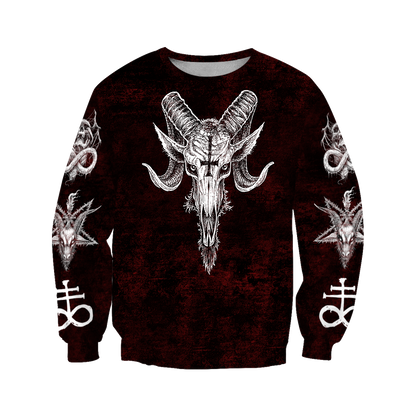 Satanic Tribal 3D All Over Printed Hoodie Shirts For Men And Women MP180305a - Amaze Style™-Apparel