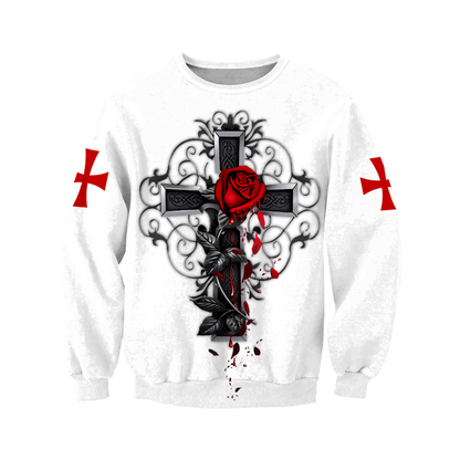 Knight God Jesus 3D All Over Printed Shirt Hoodie For Men And Women JJ250301 - Amaze Style™-Apparel