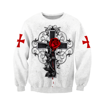 The Cross 3D All Over Printed Shirt Hoodie JJ020403 - Amaze Style™-Apparel