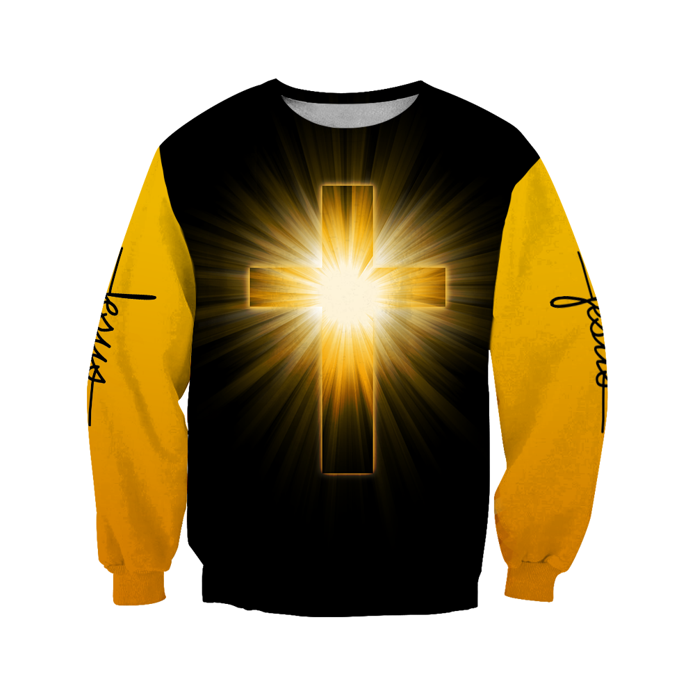 Easter God Jesus One Nation Under God 3D All Over Printed Shirt Hoodie JJ020402-Apparel-MP-Sweatshirt-S-Vibe Cosy™