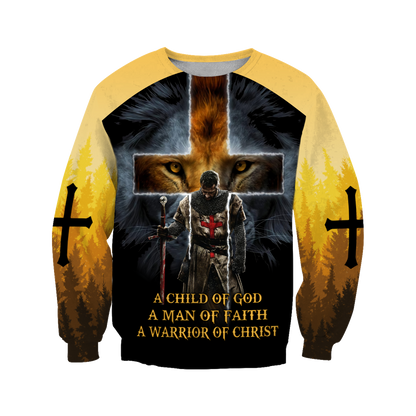 Knight God Jesus 3D All Over Printed Shirt Hoodie For Men And Women JJ240301 - Amaze Style™-Apparel