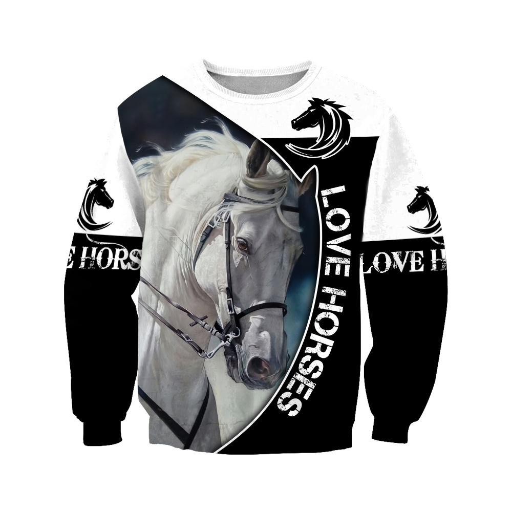 Love Horse 3D All Over Printed Shirts JJ230402 - Amaze Style™-Apparel