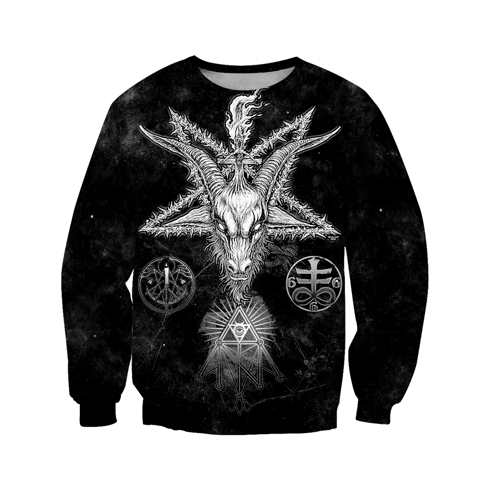 Satanic Devil 3D All Over Printed Hoodie Shirts For Men And Women MP750 - Amaze Style™-Apparel