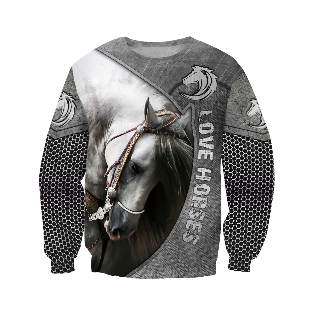 Love Beautiful Horse 3D All Over Printed Shirts MP12052001 - Amaze Style™-Apparel