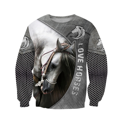 Love Beautiful Horse 3D All Over Printed Shirts MP12052001 - Amaze Style™-Apparel