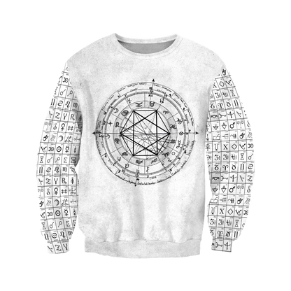 Alchemy Birth Chart 3D All Over Printed Shirts Hoodie JJ160302 - Amaze Style™-Apparel