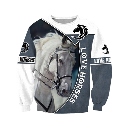 Love Horse 3D All Over Printed Shirts JJ240406 - Amaze Style™-Apparel