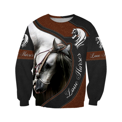 Love Beautiful Horse 3D All Over Printed Shirts JJ15052002 - Amaze Style™-Apparel