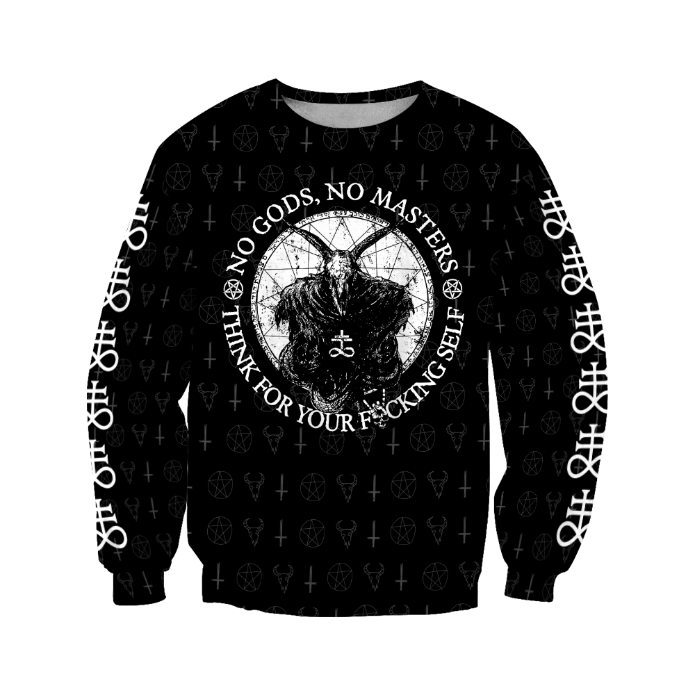 Satanic Tribal 3D All Over Printed Hoodie JJ09062003
