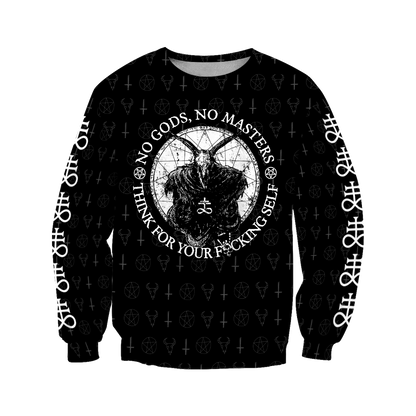 Satanic Tribal 3D All Over Printed Hoodie JJ09062003