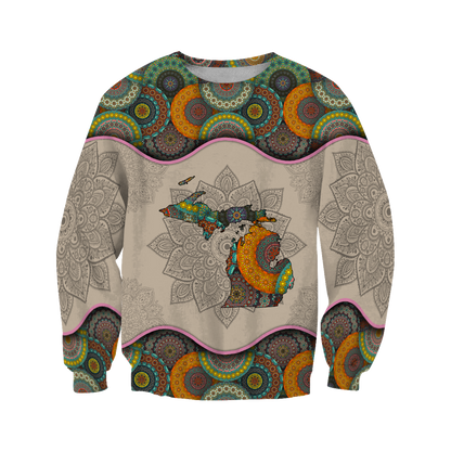 Awesome Vintage Mandala Michigan 3D All Over Printed Shirts Hoodie JJ27052002 - Amaze Style™-Apparel