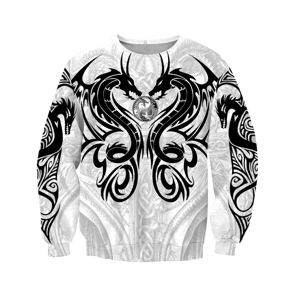 Dragon Tattoo 3D All Over Printed Shirts For Men and Women JJW19082003