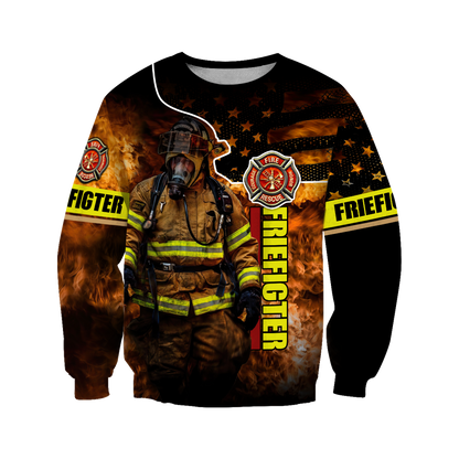 Brave Firefighter-Fireman 3D All Over Printed Shirts For Men and Women TA0822202