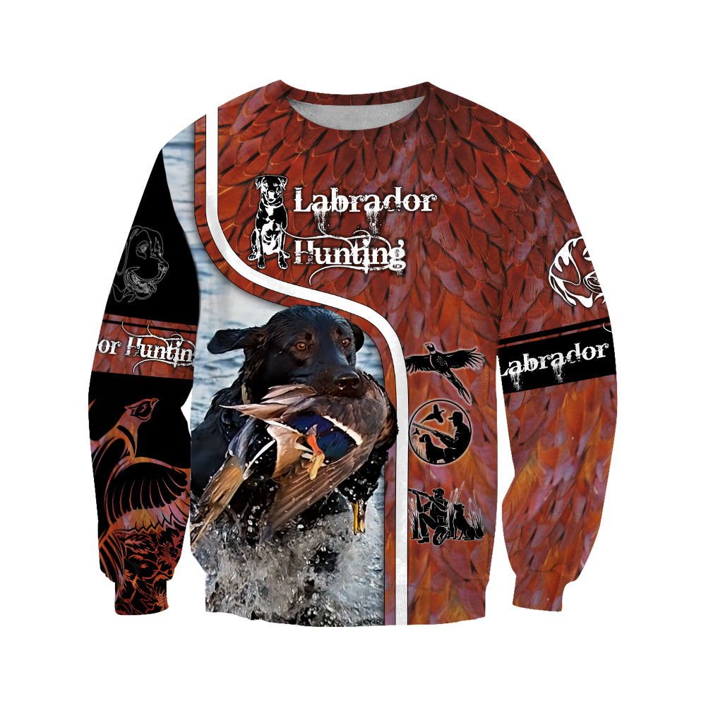Pheasant Hunting Camo 3D Over Printed Unisex Deluxe Hoodie ML
