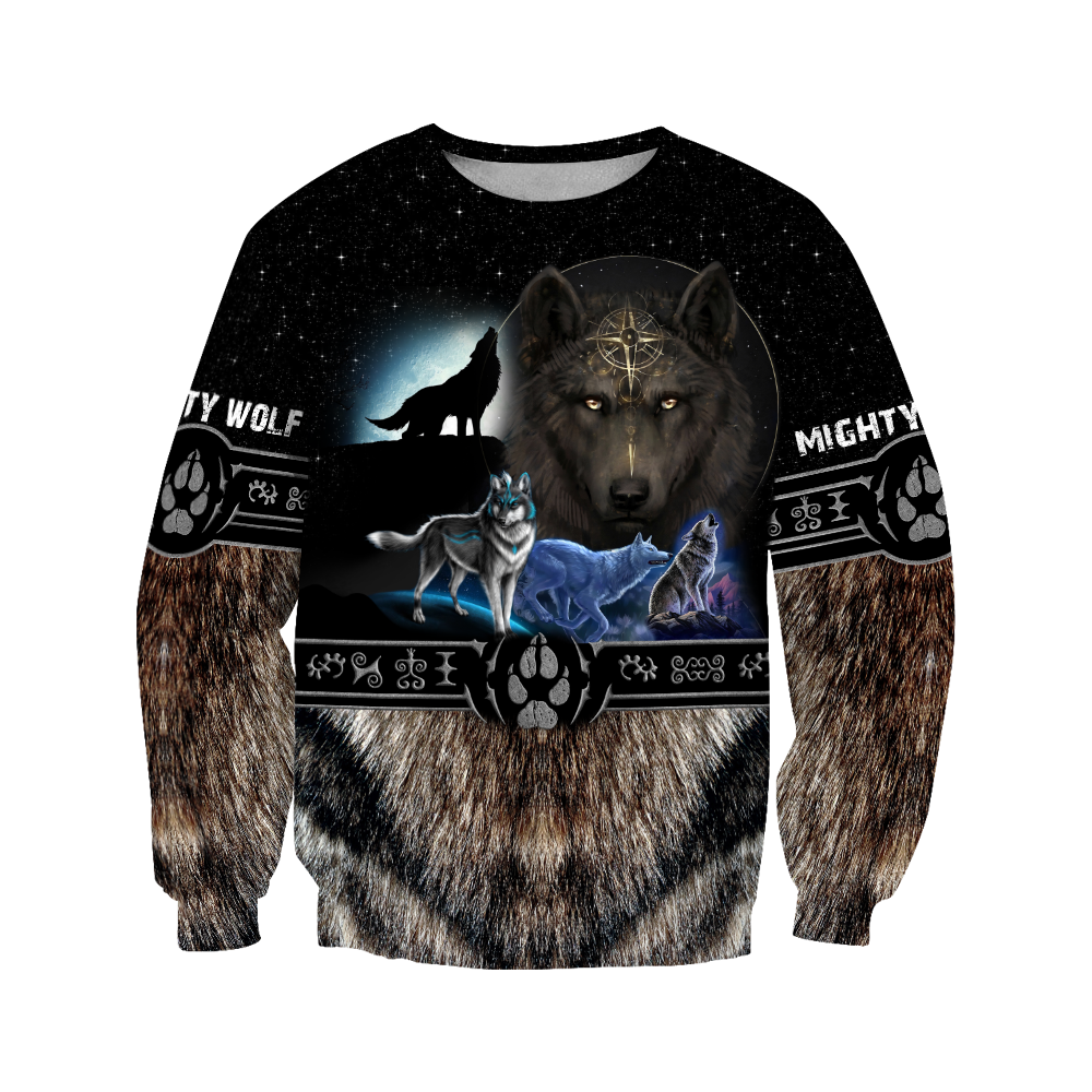 Premium 3D Printed Viking Mighty Wolf Shirts MEI