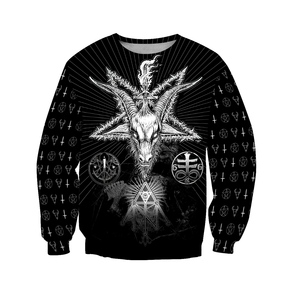 Satanic Tribal 3D All Over Printed Hoodie Shirts For Men And Women JJ25052001 - Amaze Style™-Apparel