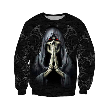 April Guy Skull 3D All Over Printed Unisex Hoodie