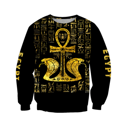 3D All Over Printed Ankh Ancient Egypt Hoodie Clothes MP08082002