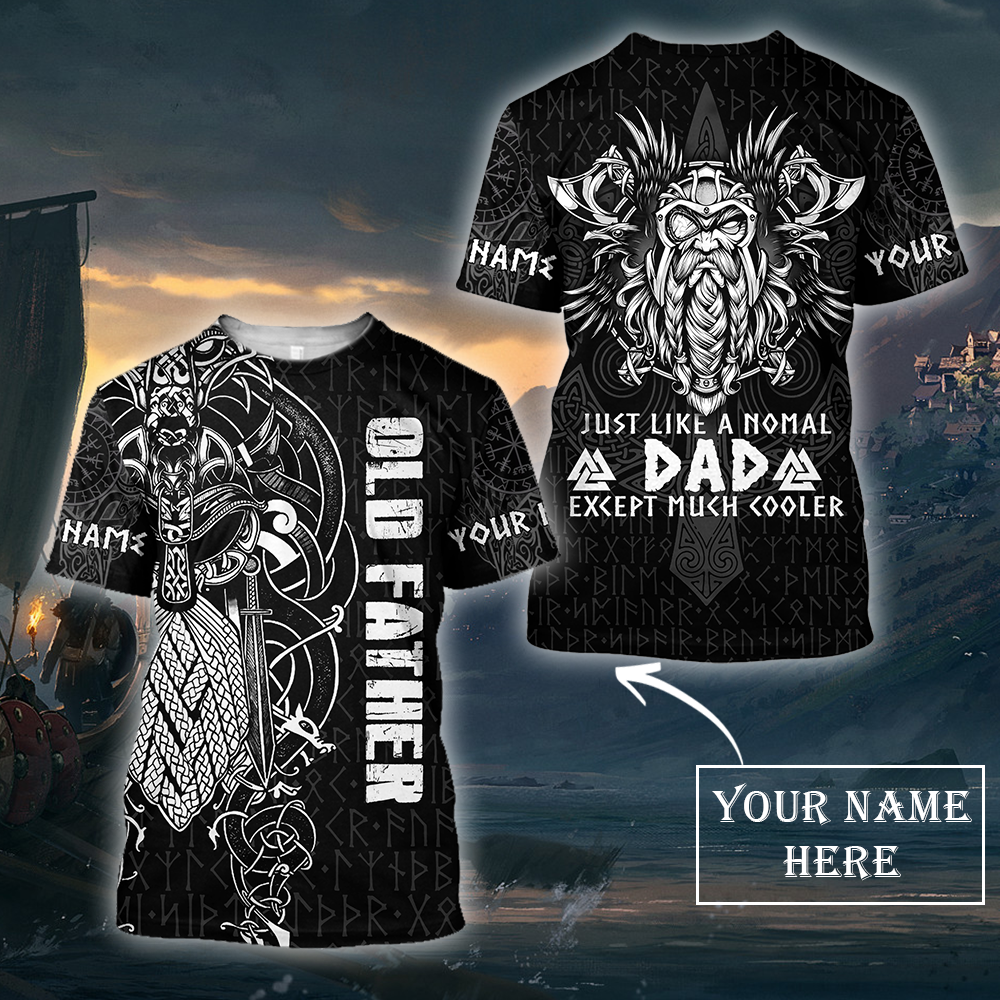 Customize Viking Dad All Over Print Shirts - Amaze Style™-Apparel