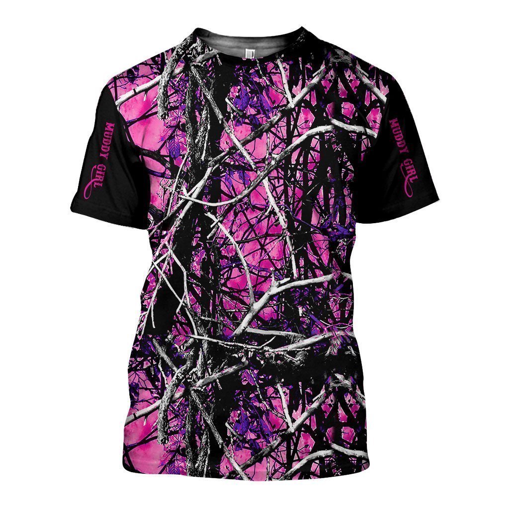 3D Printed Muddy Girl Camo Clothes - Amaze Style™-Apparel