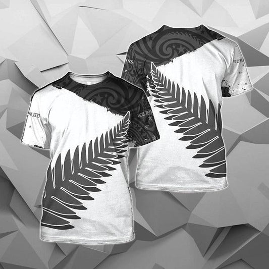 New Zealand Maori Fern Gray Edition Pullover Hoodie - Amaze Style™-Apparel