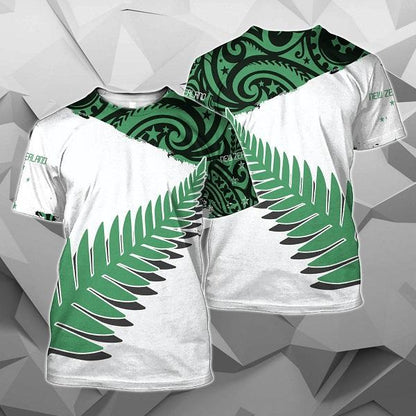 New Zealand Maori Fern Green Edition Pullover Hoodie - Amaze Style™-Apparel