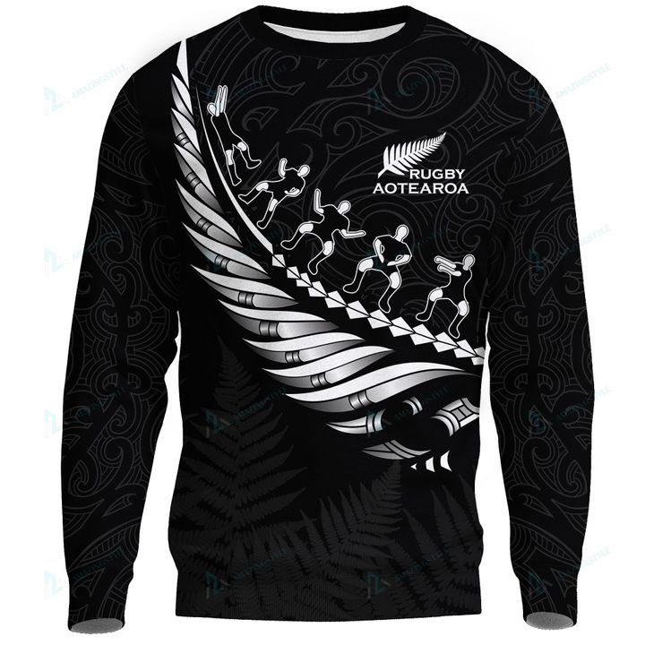 New Zealand Aotearoa Koru 3D All Over Printed Unisex Hoodie
