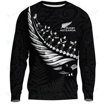 New Zealand Aotearoa Koru 3D All Over Printed Unisex Hoodie