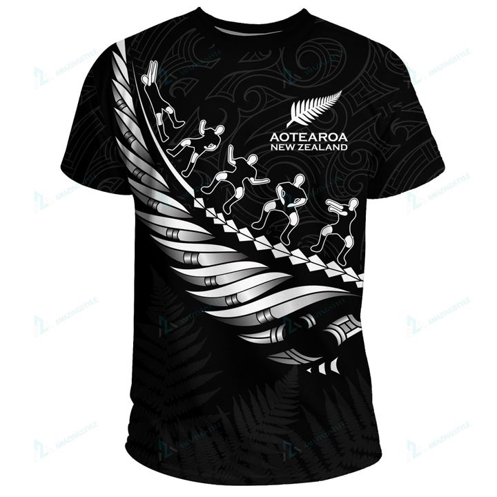 New Zealand Aotearoa Koru 3D All Over Printed Unisex Hoodie