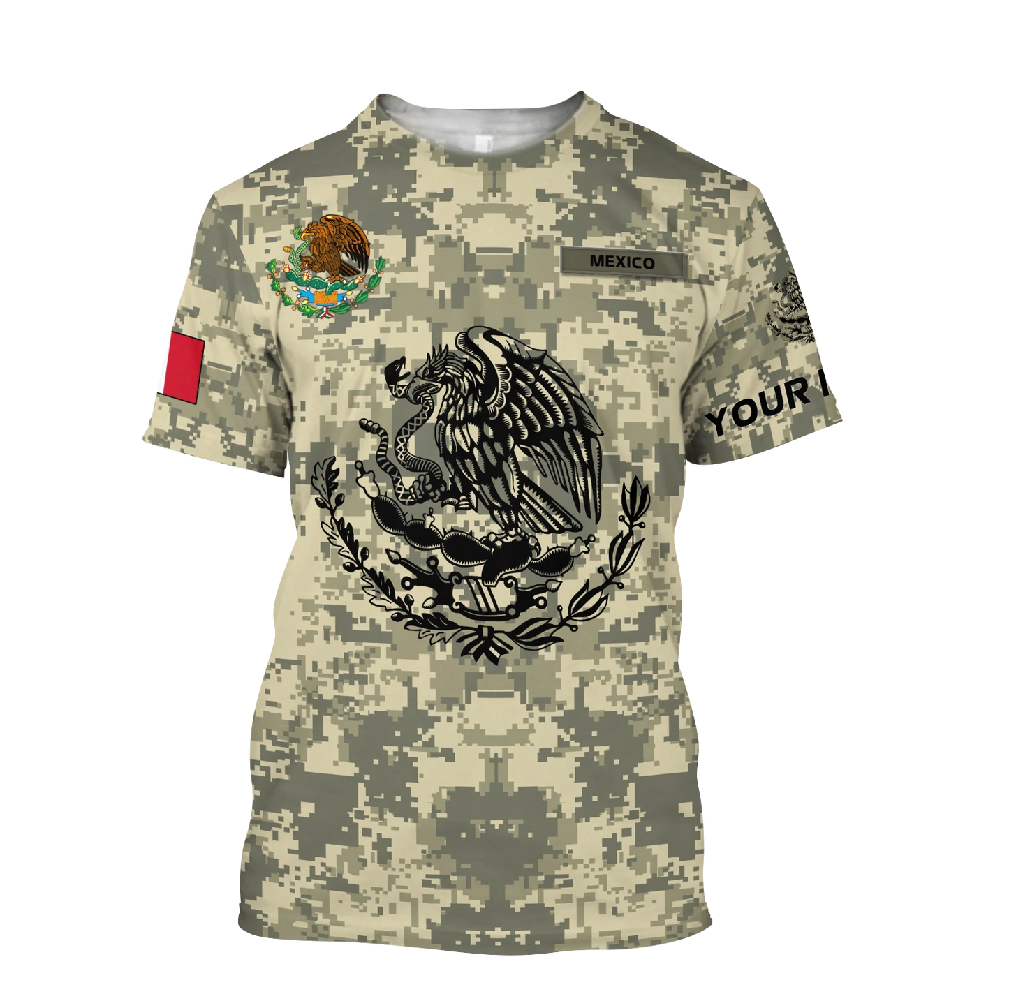 Mexico Combo T-shirt and Short 3D All Over Printed no4