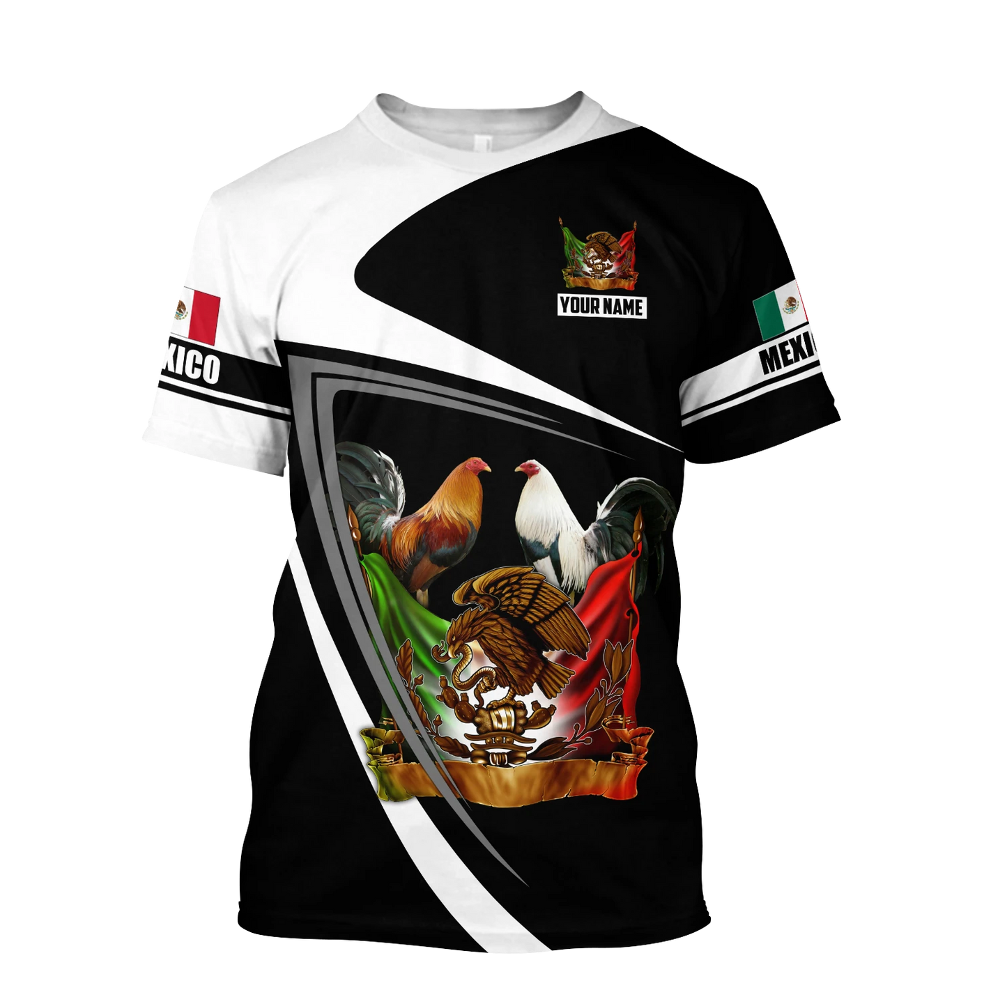 Mexico Combo T-shirt and Short 3D All Over Printed no6