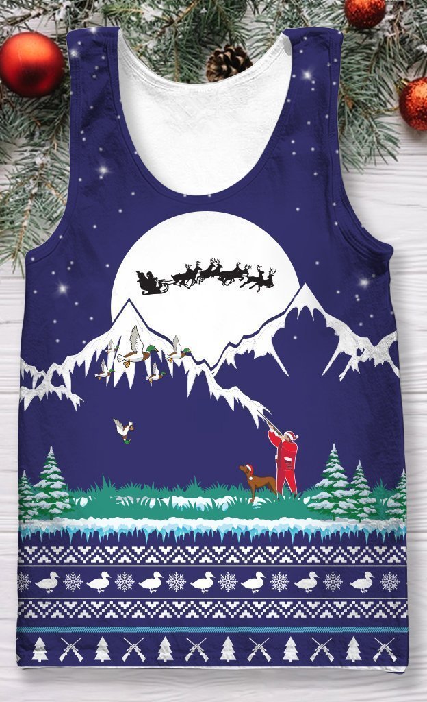 3D All Over Print Hunting Duck Christmas Hoodie - Amaze Style™-Apparel