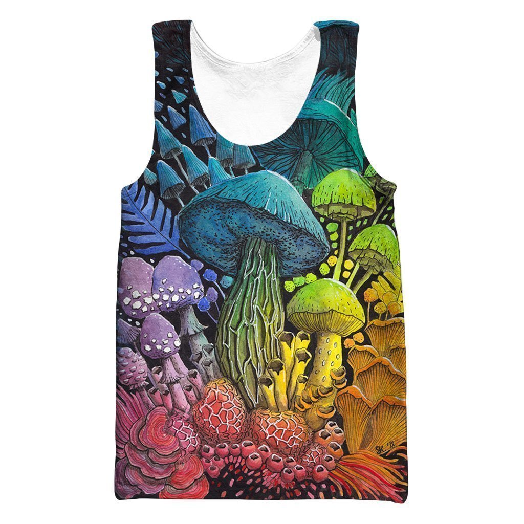 Mushroom Composition Beautiful DC Fashion - Amaze Style™-Apparel