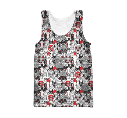 3D All Over Print Anime Spirited Away Hoodie - Amaze Style™-Apparel