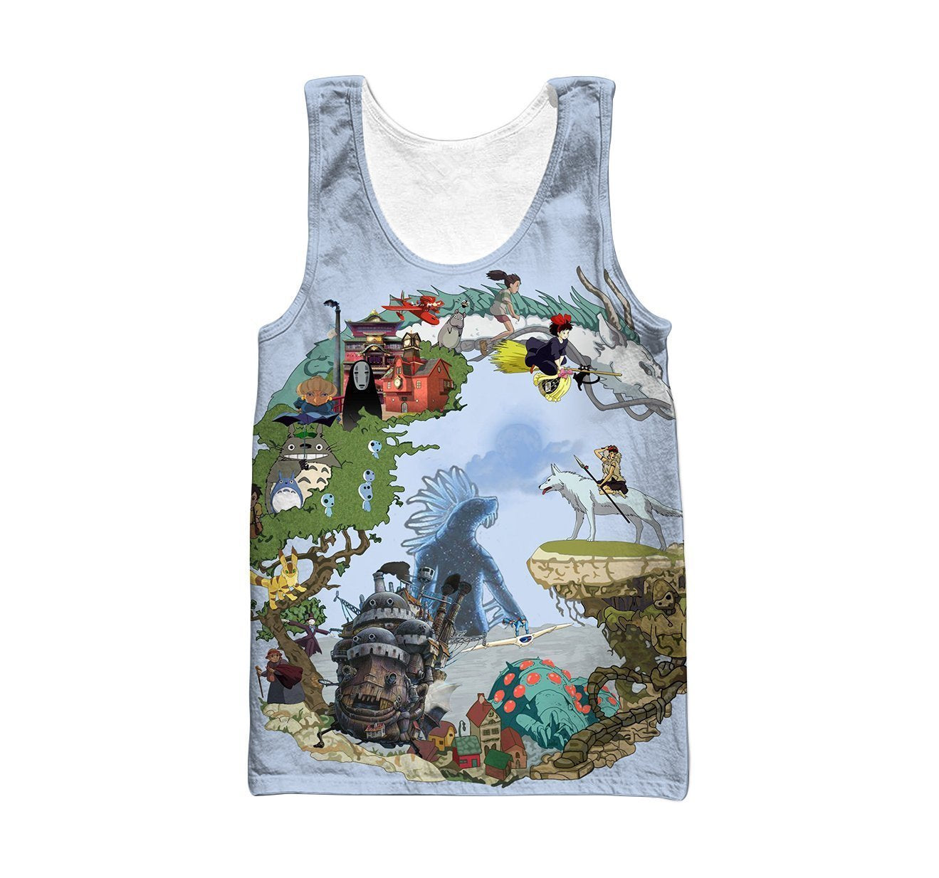 3D All Over Print Spirited Away Hoodie - Amaze Style™-Apparel