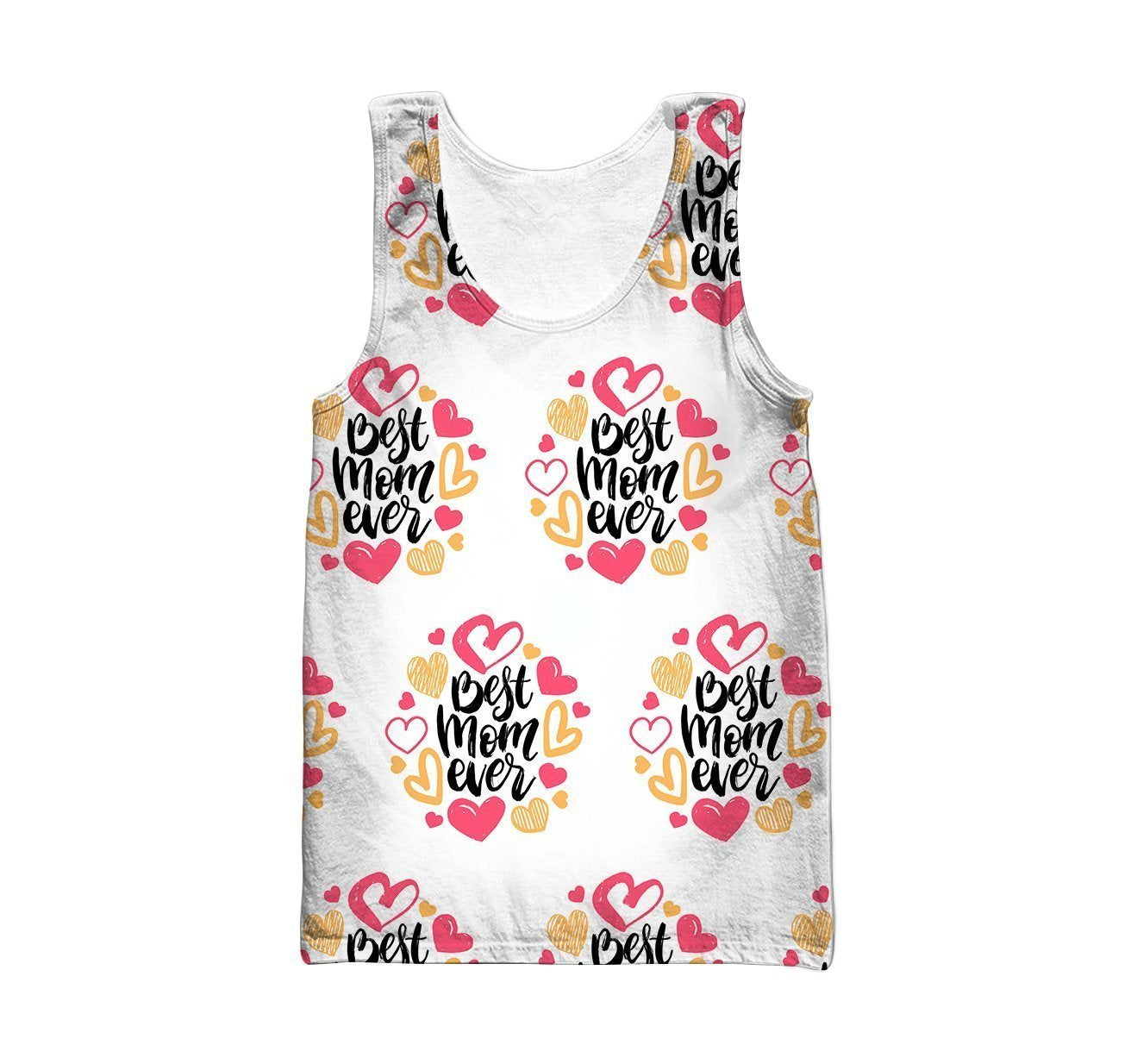 3D All Over Best I Love Mom Hoodie - Amaze Style™-Apparel