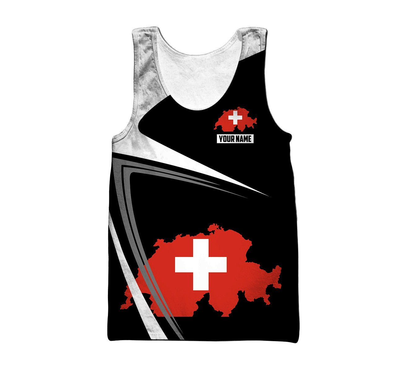 Customize Switzerland Hoodie 3D All Over Printed Unisex Hoodie