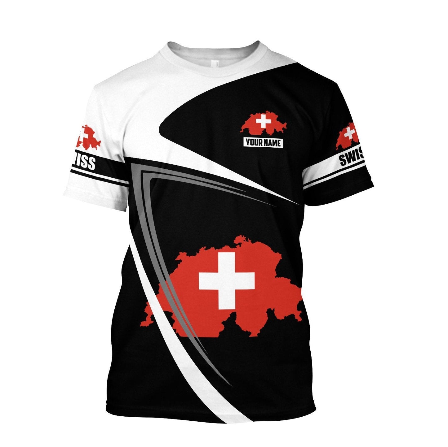 Customize Switzerland Hoodie 3D All Over Printed Unisex Hoodie
