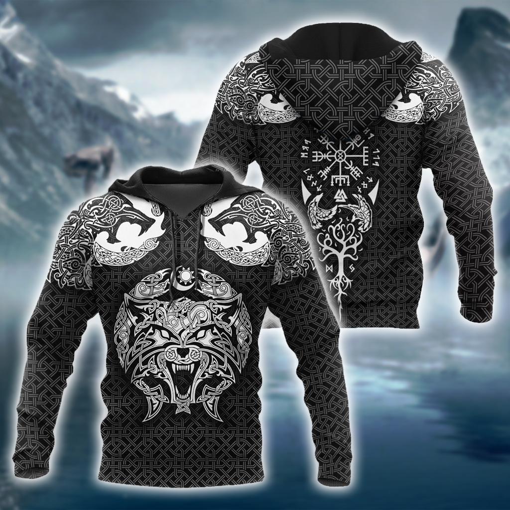 Premium Viking Fenrir 3D Printed Unisex Shirts TN
