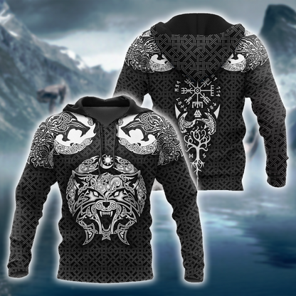 Premium Viking Fenrir 3D Printed Unisex Shirts TN
