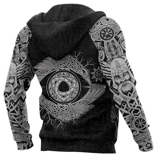 Viking Odin's Eye with Raven - Amaze Style™-Apparel