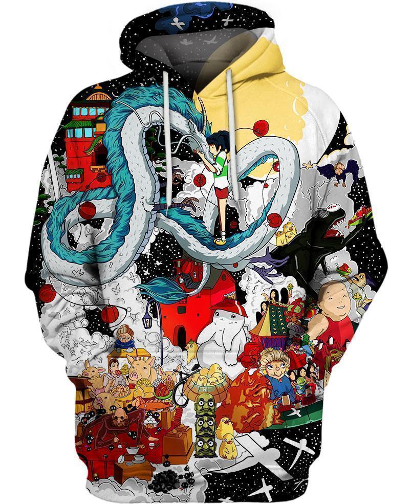 Happy Night-ghibli-VIO STORE-Hoodie-S-Vibe Cosy™