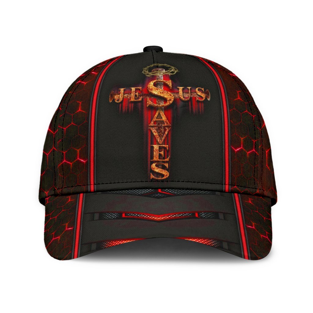Jesus Saves 3D Printed Classic Cap