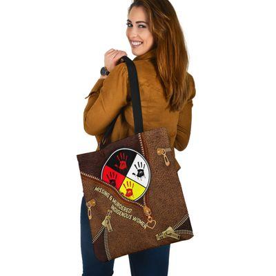 Native American 3D Printed Canvas Tote Bag Pi19032103