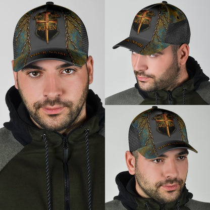 Personalized Jesus Saves 3D Printed Classic Cap