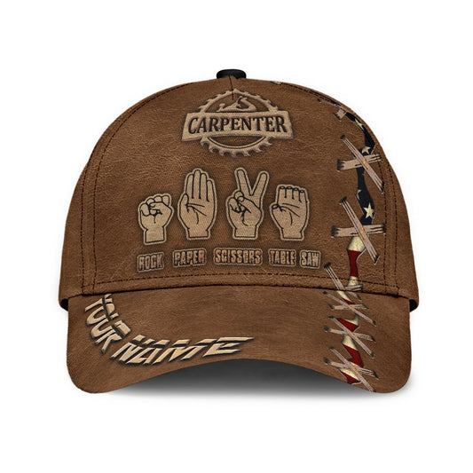 Personalized Name Carpenter Classic Cap Funny